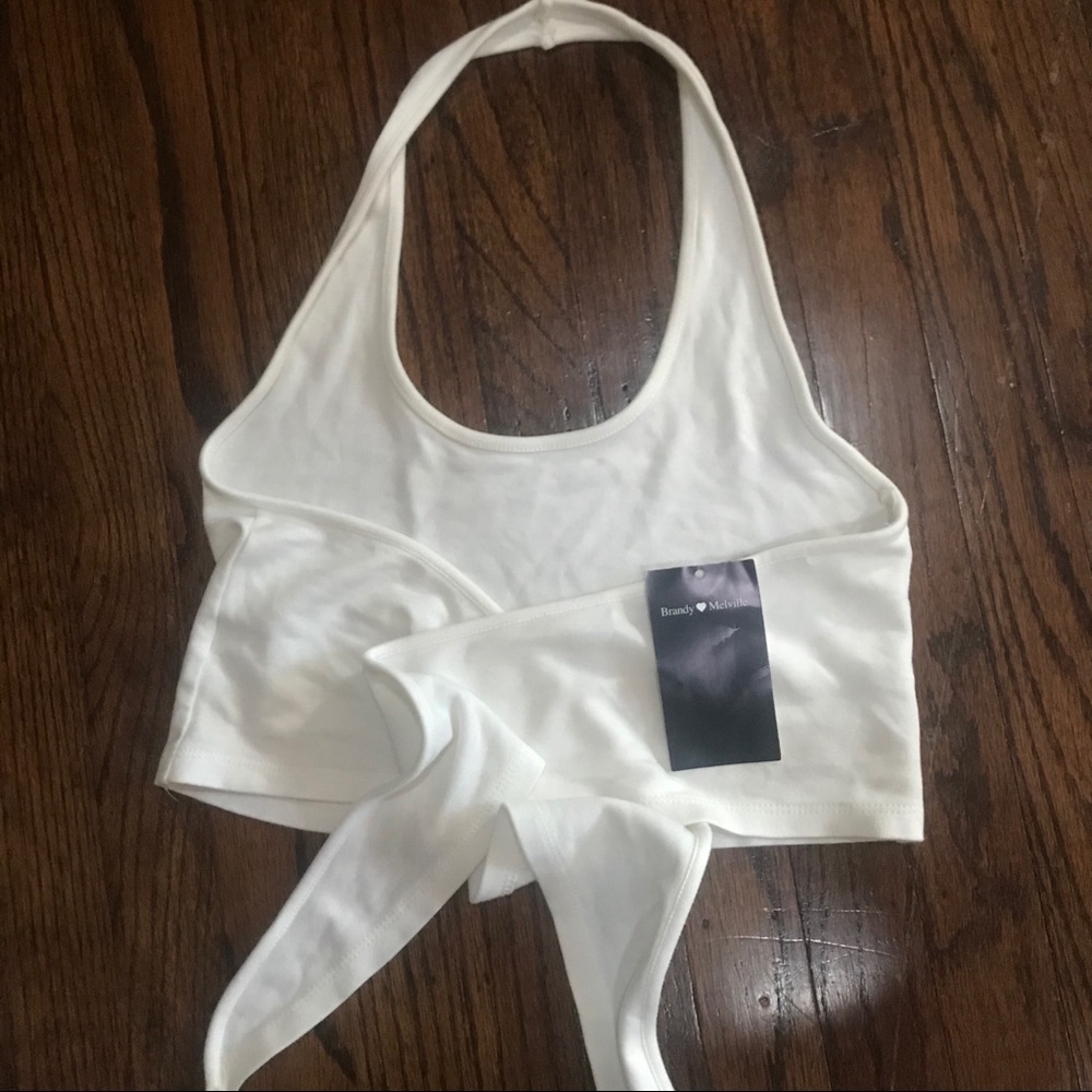 ❗️SOLD❗️Vintage brandy halter w/ tie back - Picture 1 of 3